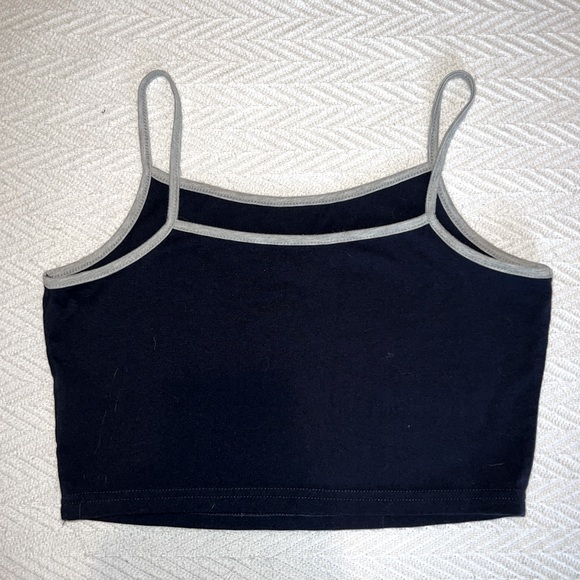 Shein Navy blue crop top - Picture 2 of 3